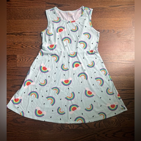 wonder nation Other - wonder nation girl’s Watermelon Cloud Sleeveless Dress Size XL (14/16) NWOT